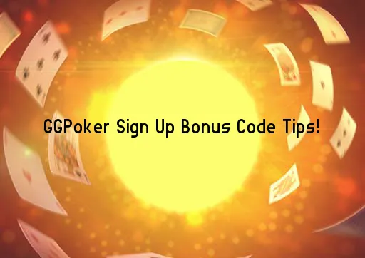 GGPoker Sign Up Bonus Code Tips!