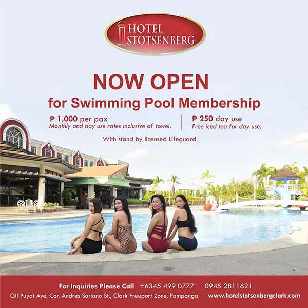 Hotel Stotsenberg-Swimming Pool Membership