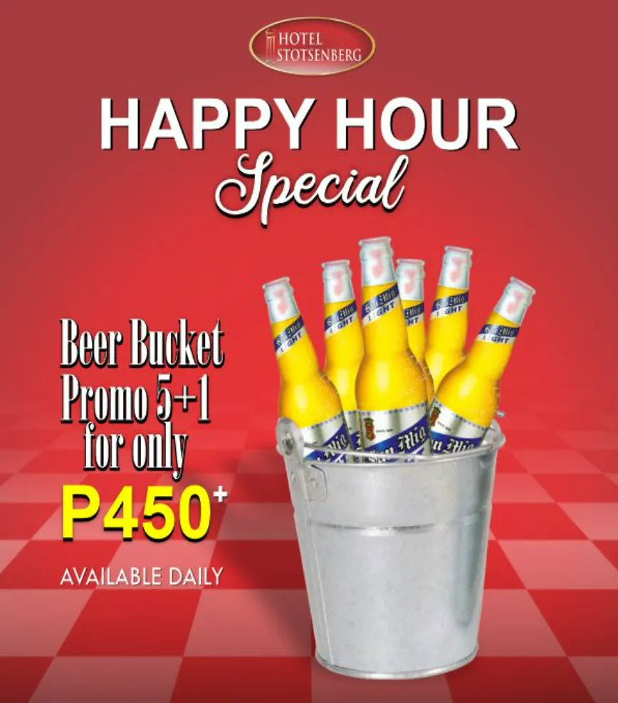 Hotel Stotsenberg-Happy Hour Special 