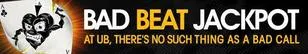Online Poker -- UB Bad Beat Jackpot Hit for More than $100,000