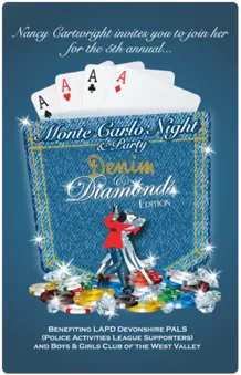 Charity Poker -- Nancy Cartwright Announces 5th Annual Monte Carlo Night