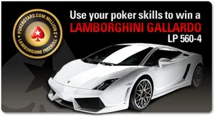 Online Poker -- PokerStars to Give Away Lamborghini Gallardo LP 560-4